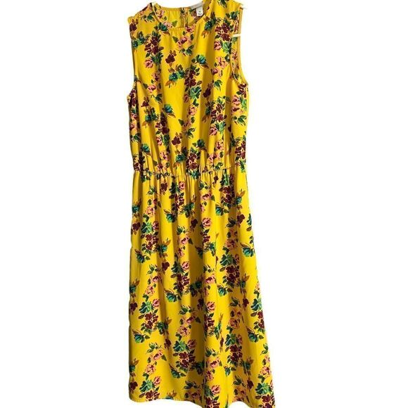 Marigold Floral Sleeveless Dress Size XS - Picture 1 of 6
